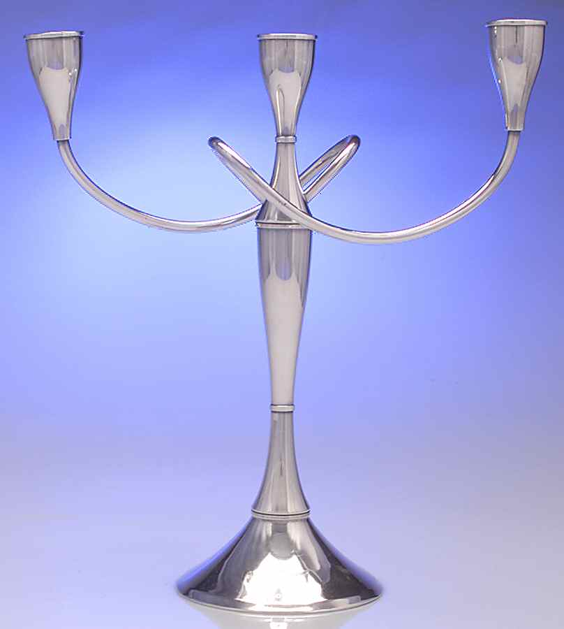 Classic (Sterling, Hollowware) Large 3 Light Candelabra by International Silver-1