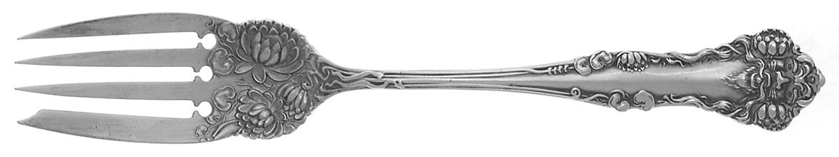 Cleone (Sterling, 1900) Individual Salad Fork by International Silver-1