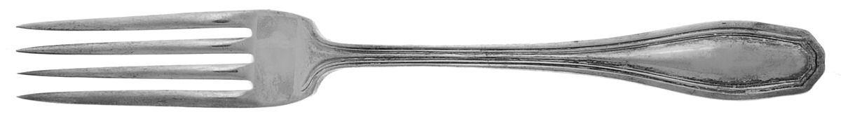 Clinton (Silverplate, 1919) Fork by International Silver-1