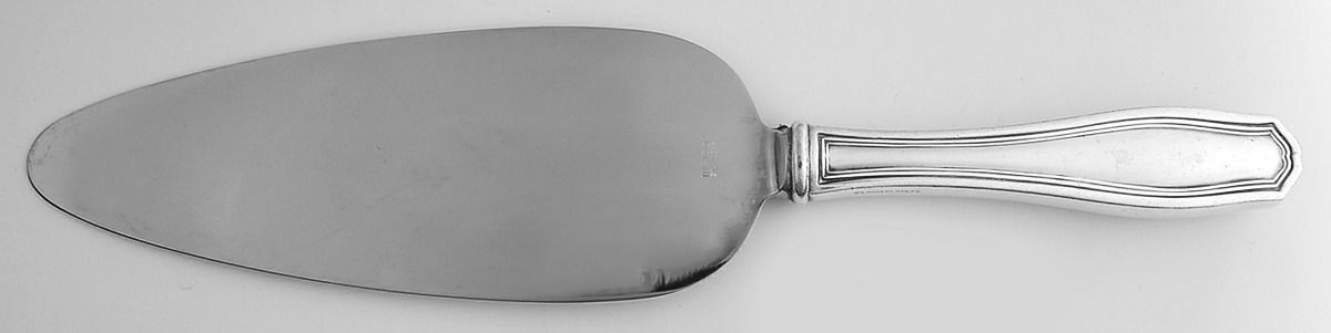 Clinton (Silverplate, 1919) Pie Server with Stainless Blade by International Silver-1