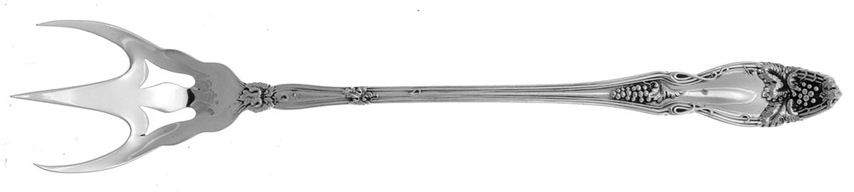 Cloeta (Sterling, 1904) Large Lettuce Serving Fork by International Silver-1