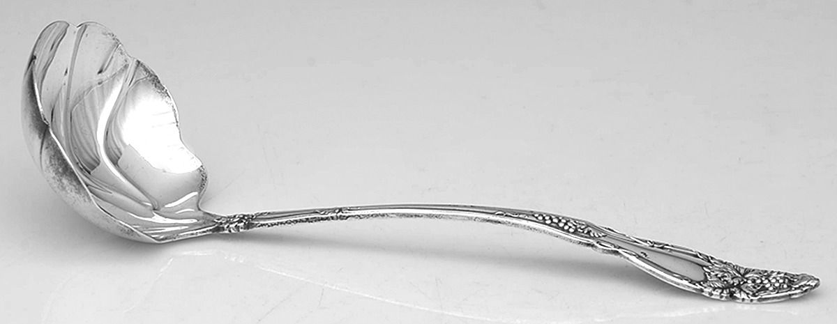 Cloeta (Sterling, 1904) Oyster Ladle Solid Piece by International Silver-1
