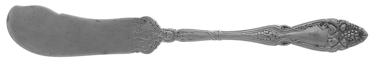 Cloeta (Sterling, 1904) Flat Handle Butter Spreader by International Silver-1