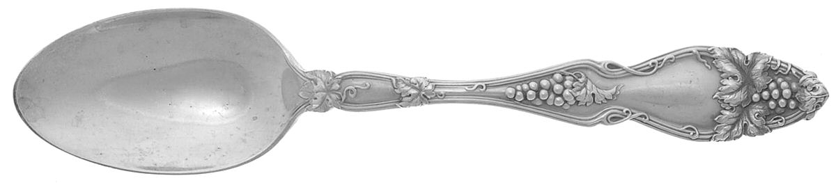Cloeta (Sterling, 1904) Dessert/Oval Soup Spoon by International Silver-1