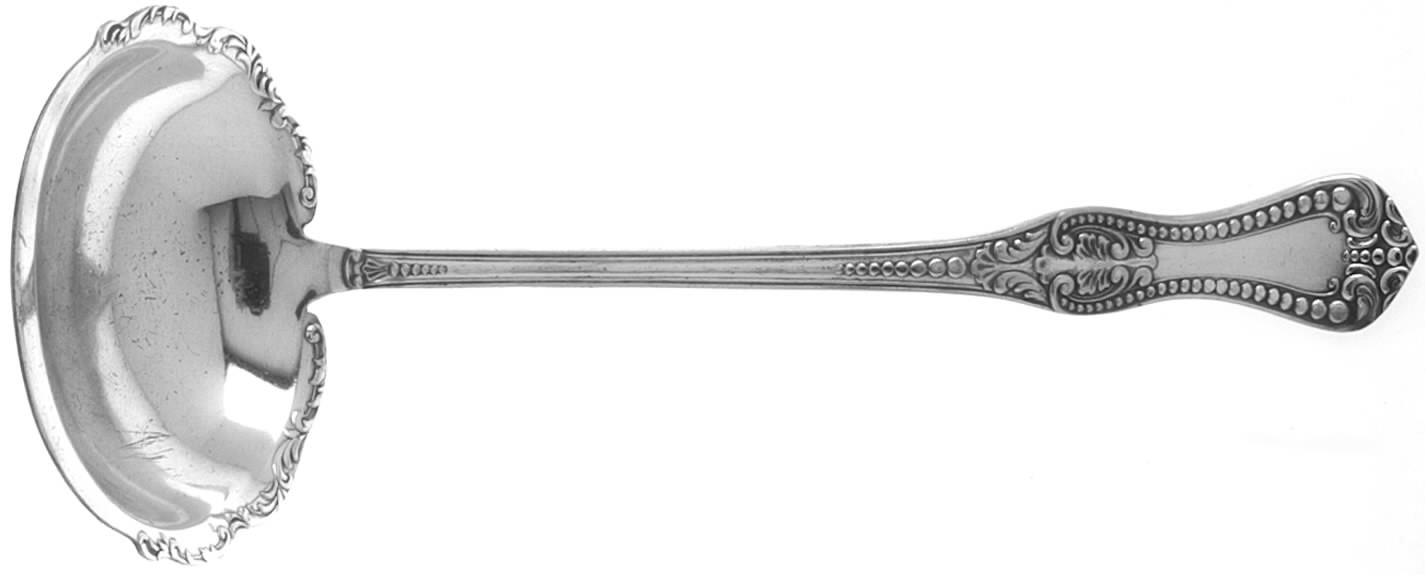 Clovis (Silverplate, 1898) Solid Soup Ladle by International Silver-1