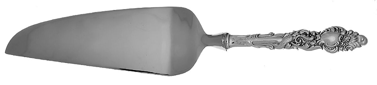 Columbia (Silverplate, 1893) Pie and Cake Server with Stainless Blade HC by International Silver-1