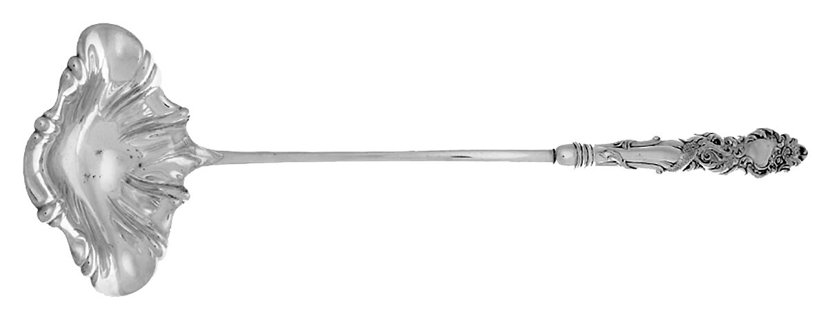 Columbia (Silverplate, 1893) Punch Ladle with Silverplate Bowl by International Silver-1