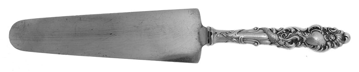 Columbia (Silverplate, 1893) Pie Server with Silverplate Blade by International Silver-1