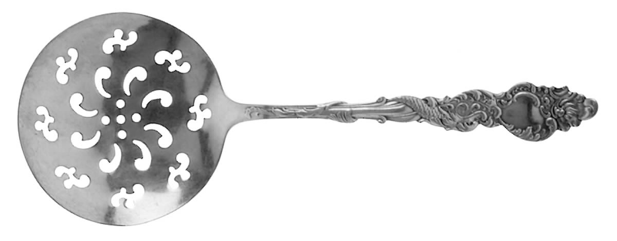 Columbia (Silverplate, 1893) Tomato Server, Solid Piece by International Silver-1