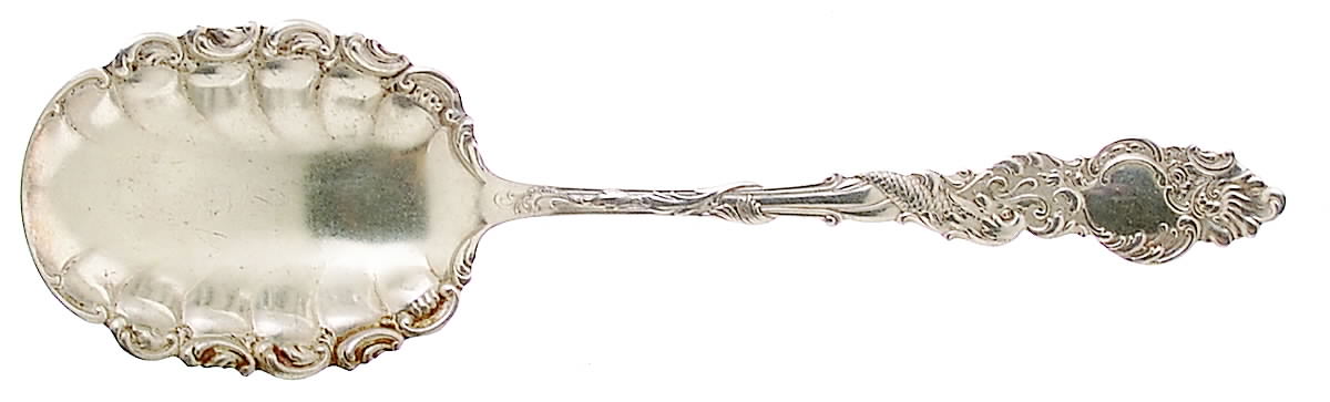 Columbia (Silverplate, 1893) Solid Smooth Berry/Casserole Spoon by International Silver-1