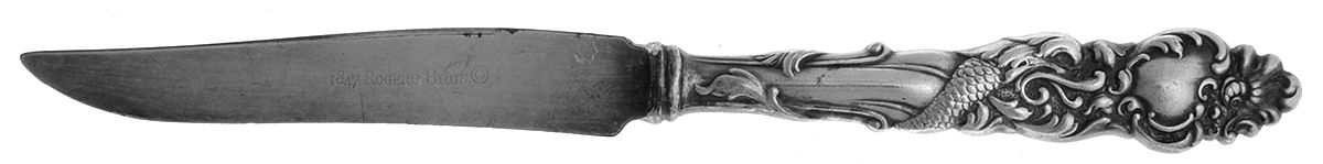 Columbia (Silverplate, 1893) Individual Fruit Knife with Silverplate Blade by International Silver-1