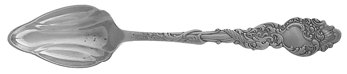 Columbia (Silverplate, 1893) Fruit/Orange Spoon by International Silver-1