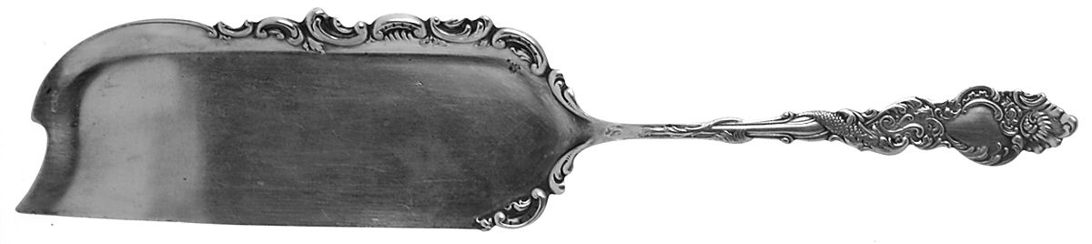 Columbia (Silverplate, 1893) Large Flat Handle Crumb Knife/Crumber by International Silver-1