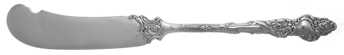 Columbia (Silverplate, 1893) Flat Handle Butter Spreader by International Silver-1