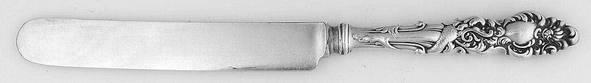 Columbia (Silverplate, 1893) Blunt Hollow Knife with Bolster by International Silver-1