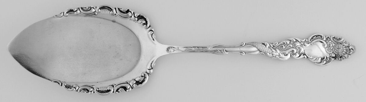 Columbia (Silverplate, 1893) Large Solid Pie Knife by International Silver-1