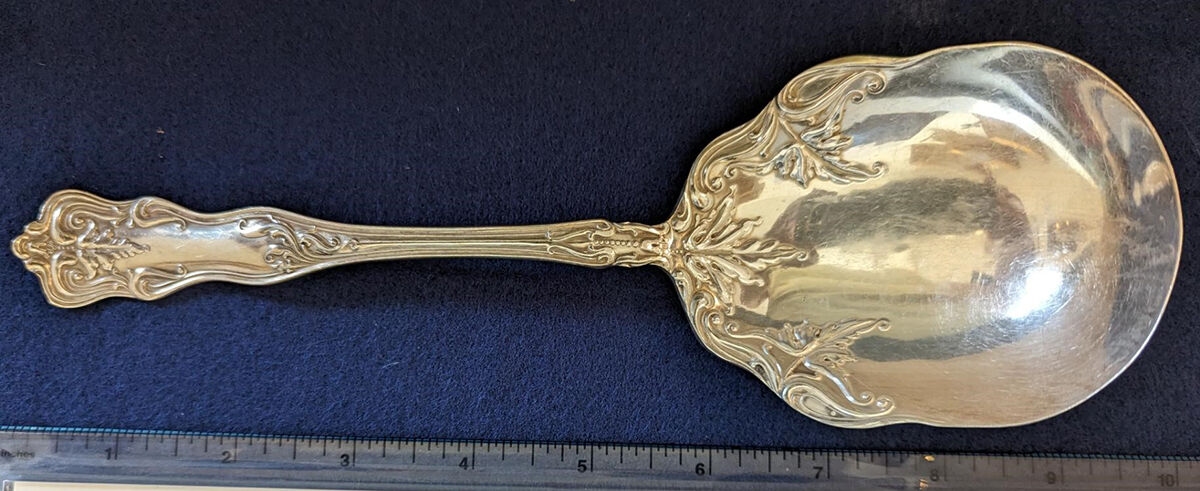 Coligny (Silverplate, 1913) Solid Smooth Casserole Spoon by International Silver-1