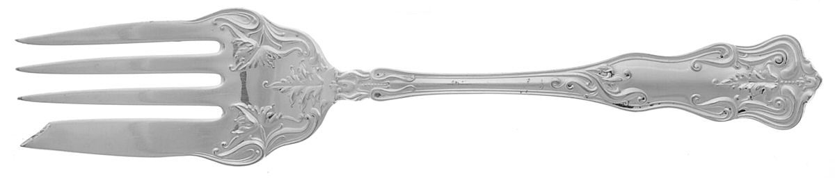 Coligny (Silverplate, 1913) Small Solid Cold Meat Serving Fork by International Silver-1