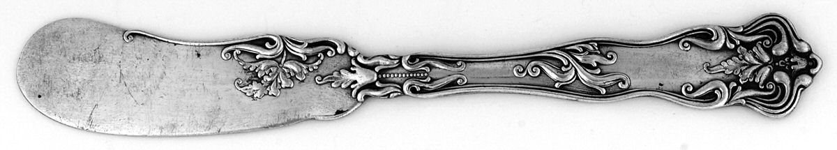 Coligny (Silverplate, 1913) Flat Handle Butter Spreader by International Silver-1