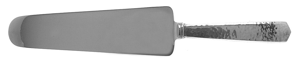 Colonial-Hammered (Sterling, 1923) Pie Server with Stainless Blade by International Silver-1