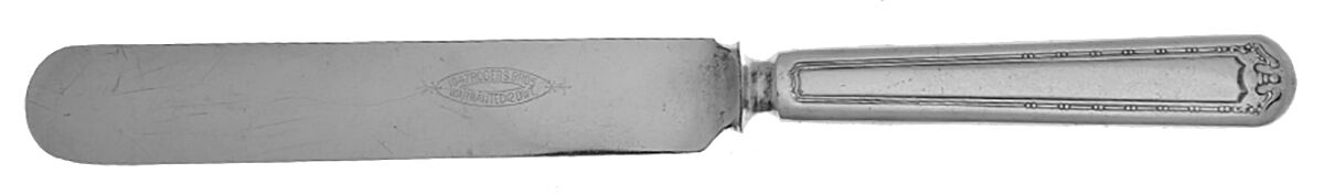 Continental (Silverplate, 1914) Blunt Solid Knife by International Silver-1