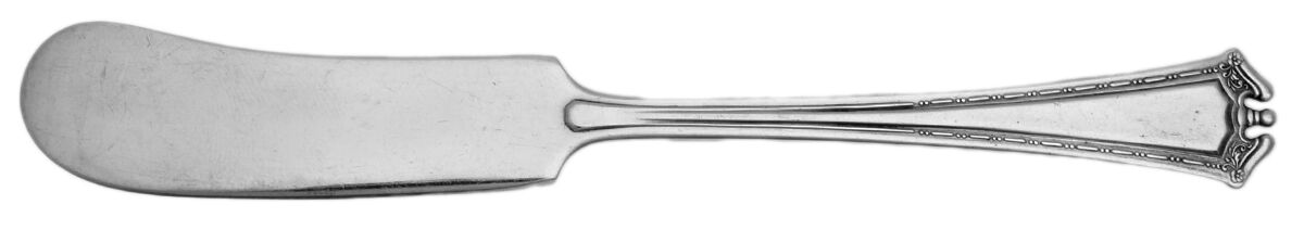 Continental (Silverplate, 1914) Flat Handle Butter Spreader by International Silver-1