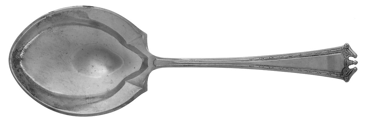 Continental (Silverplate, 1914) Solid Smooth Casserole Spoon by International Silver-1