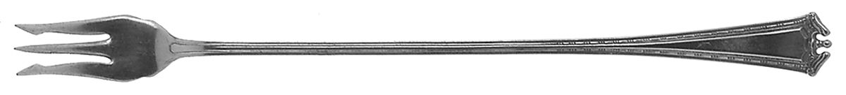 Continental (Silverplate, 1914) Long Handle Pickle/Olive Fork by International Silver-1