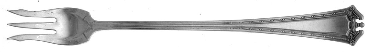 Continental (Silverplate, 1914) Cocktail/Seafood Fork by International Silver-1