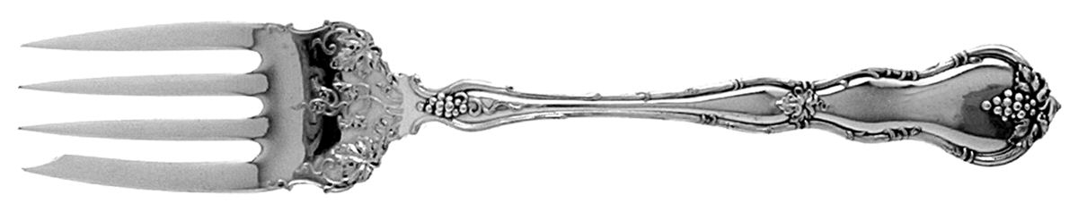 Concord (Silverplate, 1905) Monogram Medium Solid Cold Meat Serving Fork by International Silver-1