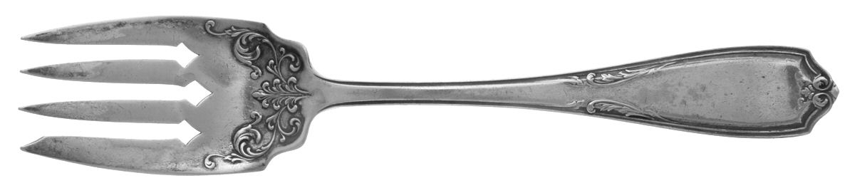 Concord (Silverplate, 1910) Medium Solid Cold Meat Serving Fork by International Silver-1