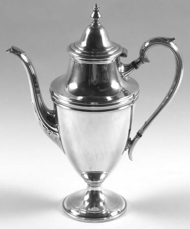 Concord (Silverplate, Hollowware) Silverplate Coffee Pot by International Silver-1