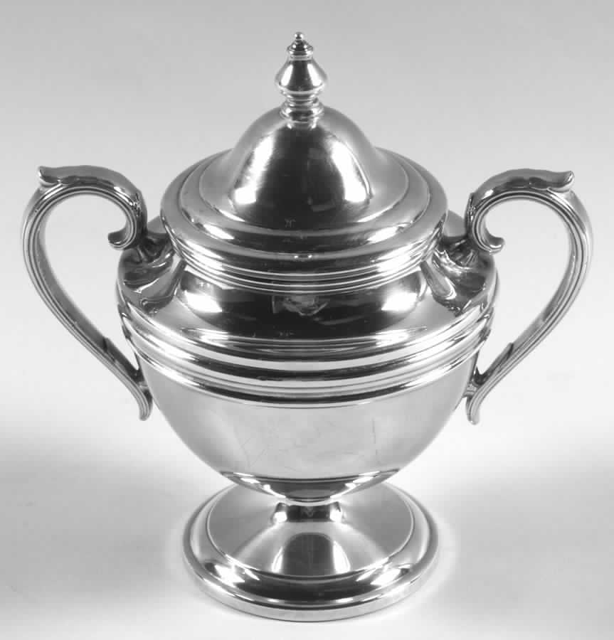 Concord (Silverplate, Hollowware) Sugar Bowl & Lid by International Silver-1