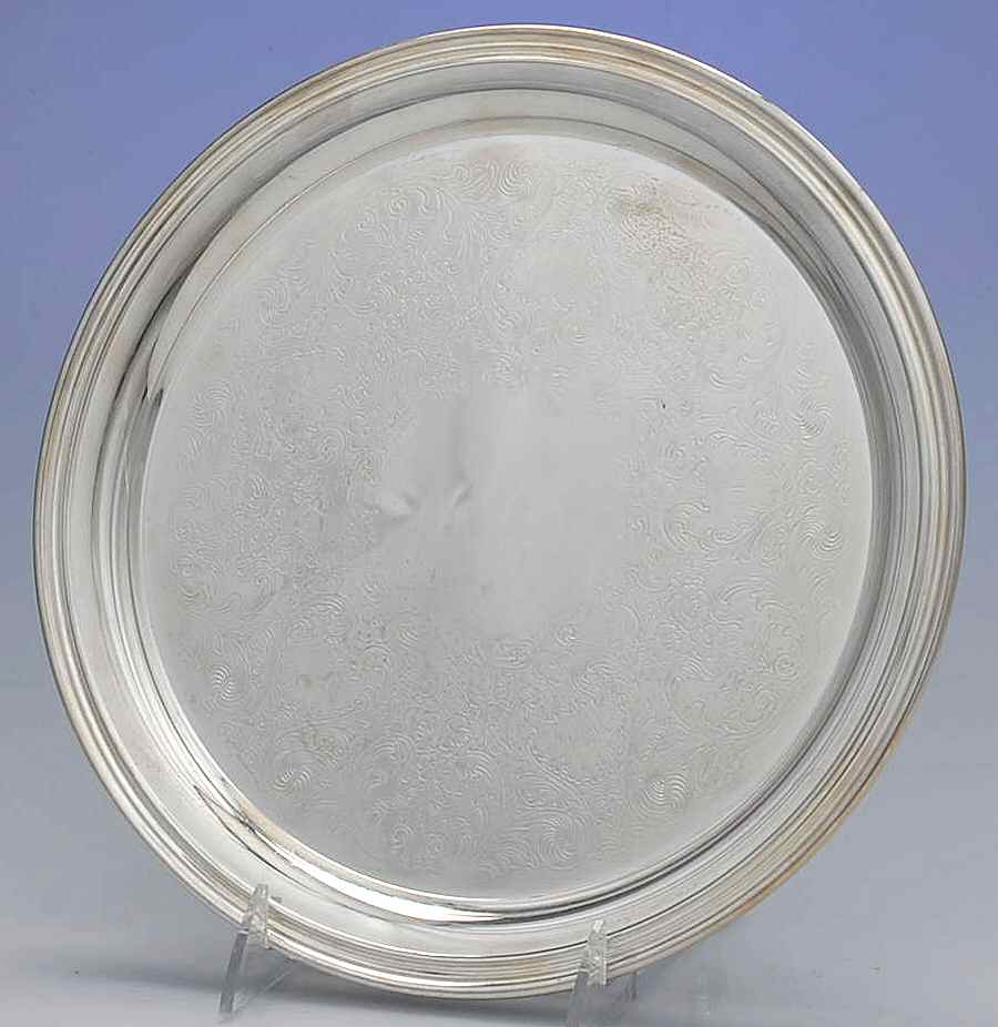 Concord (Silverplate, Hollowware) 10" Round Tray by International Silver-1