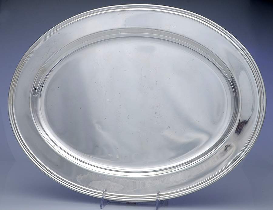 Concord (Silverplate, Hollowware) 16" Oval Serving Platter by International Silver-1