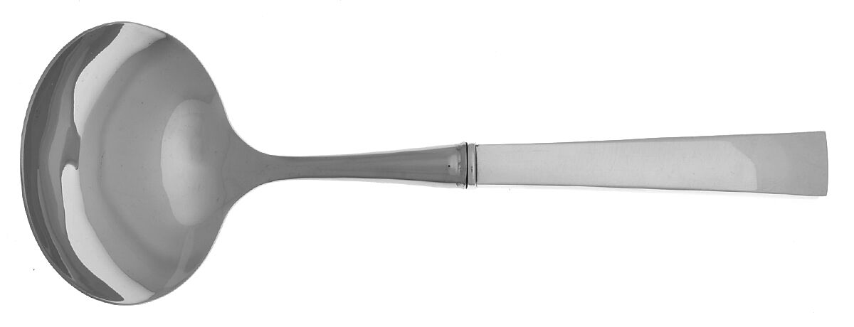 Continental (Sterling, 1934, No Monograms) Gravy Ladle with No Spout Stainless Bowl HC by International Silver-1