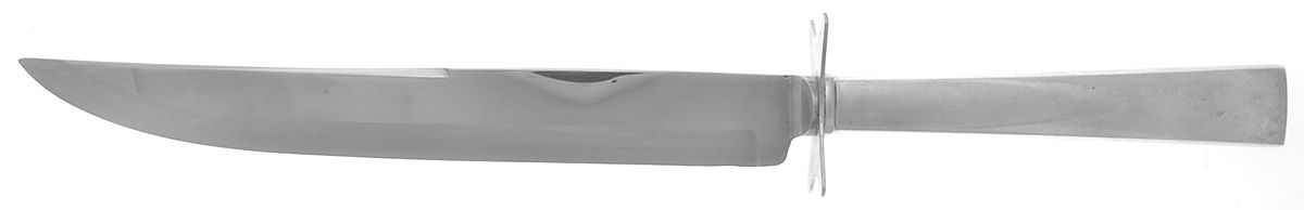 Continental (Sterling, 1934, No Monograms) Large Stainless Blade Roast Carving Knife by International Silver-1