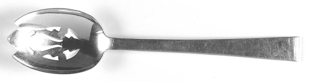 Continental (Sterling, 1934, No Monograms) Pierced Tablespoon (Serving Spoon) by International Silver-1