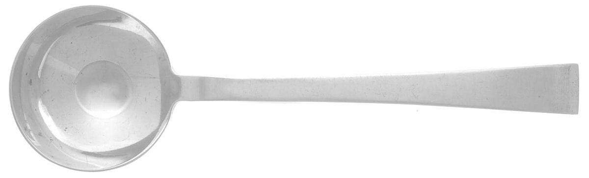 Continental (Sterling, 1934, No Monograms) Round Bowl Soup Spoon (Cream Soup) by International Silver-1