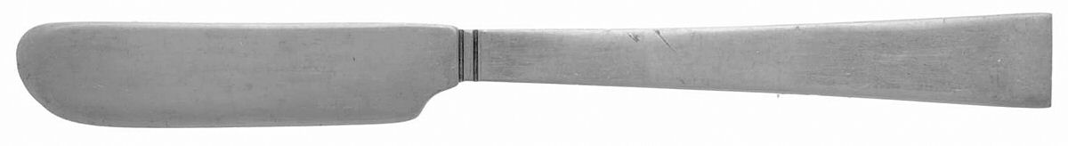 Continental (Sterling, 1934, No Monograms) Flat Handle Butter Spreader by International Silver-1