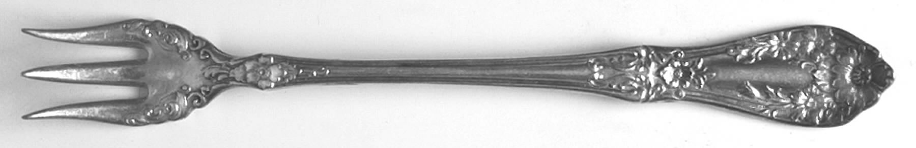 Corona (Silverplate, 1910) Cocktail/Seafood Fork by International Silver-1