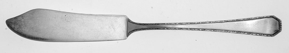 Coronado (Silverplate, 1938) Flat Handle Master Butter Knife by International Silver-1