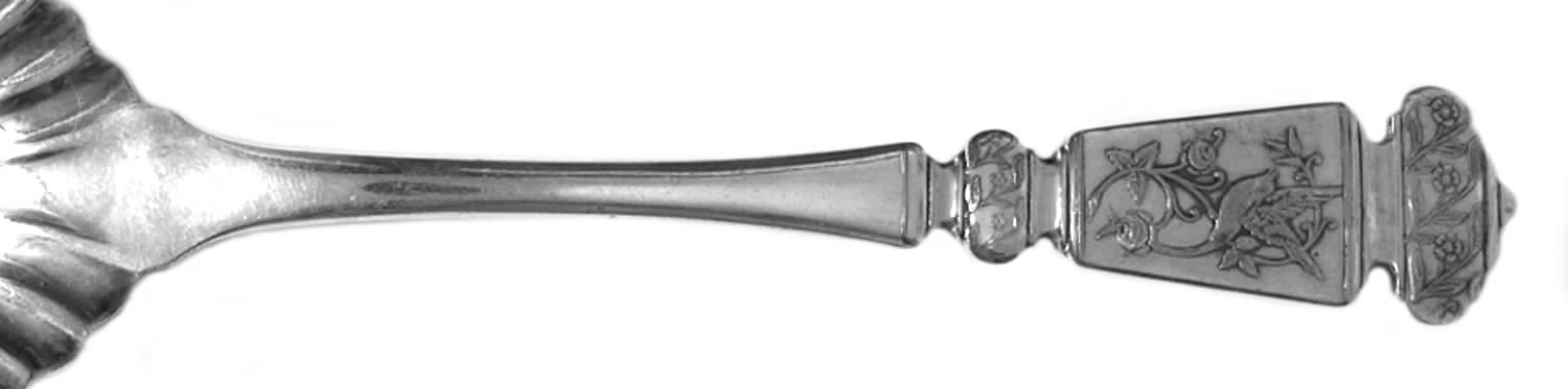 Corona (Silverplate, 1884) Solid Shell Casserole Spoon by International Silver-1