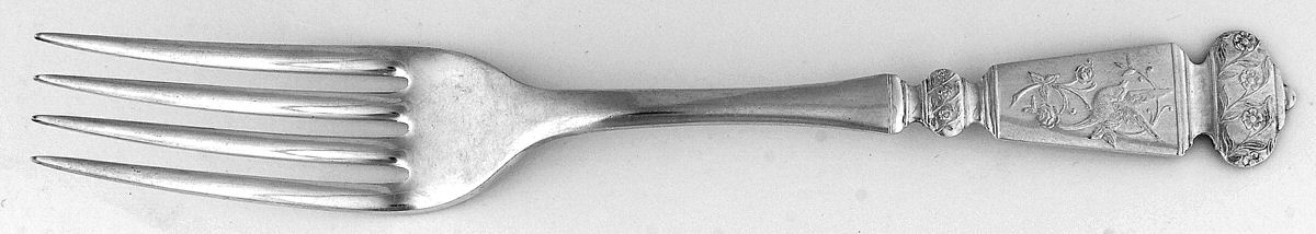 Corona (Silverplate, 1884) Fork by International Silver-1