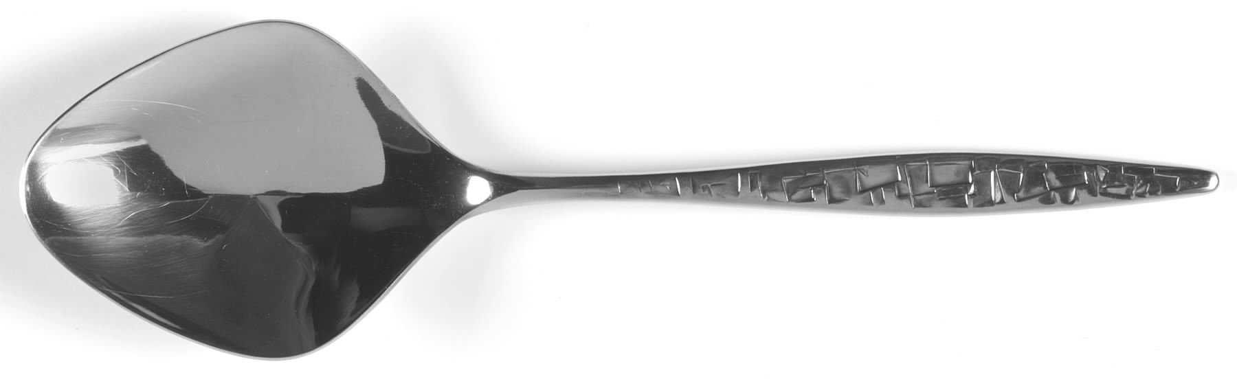 Cortez-Aztec Solid Smooth Casserole Spoon by International Silver-1