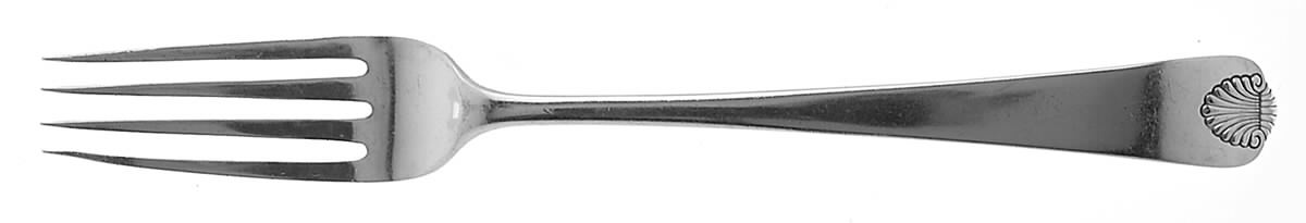 Colonial Shell (Sterling, 1941) Fork by International Silver-1