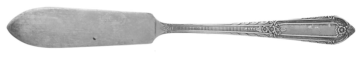 Cotillion (Silverplate, 1937) Flat Handle Master Butter Knife by International Silver-1