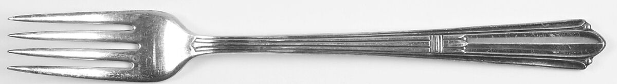 Cotillion (Silverplate, 1932) Grille Fork (Viande) by International Silver-1