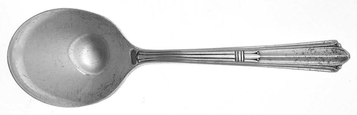 Cotillion (Silverplate, 1932) Straight Handle Baby Spoon by International Silver-1