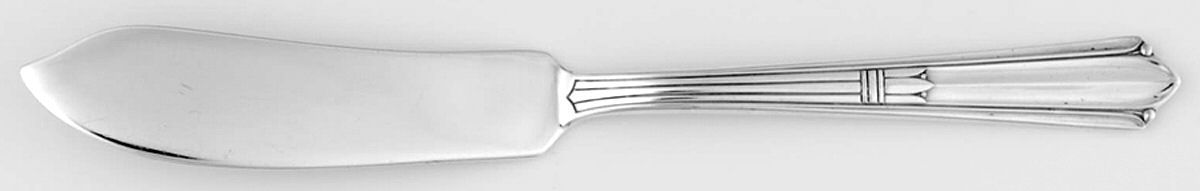 Cotillion (Silverplate, 1932) Flat Handle Master Butter Knife by International Silver-1